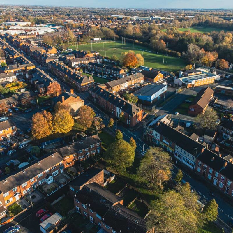 Wigan Streets - Aerial Image